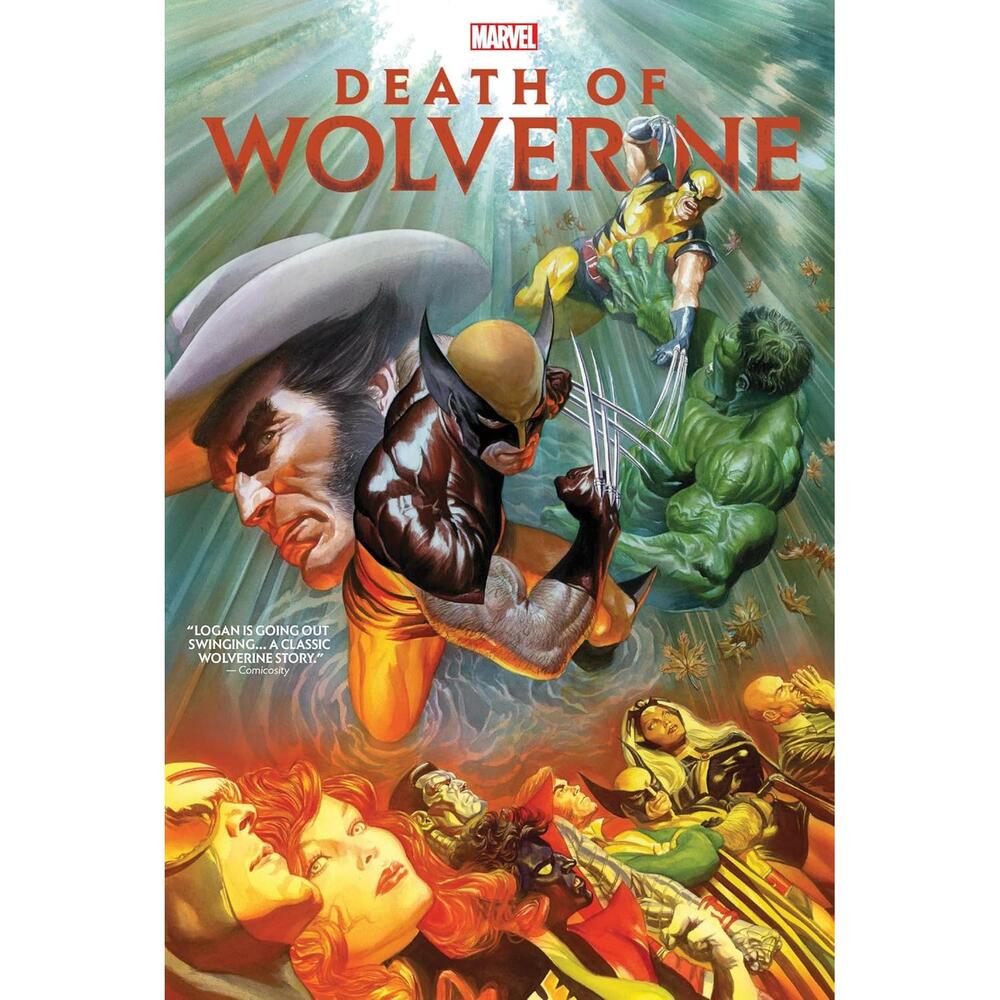 New, Open: Death of Wolverine Omnibus Paul Cornell Alex Ross Hardcover Marvel *